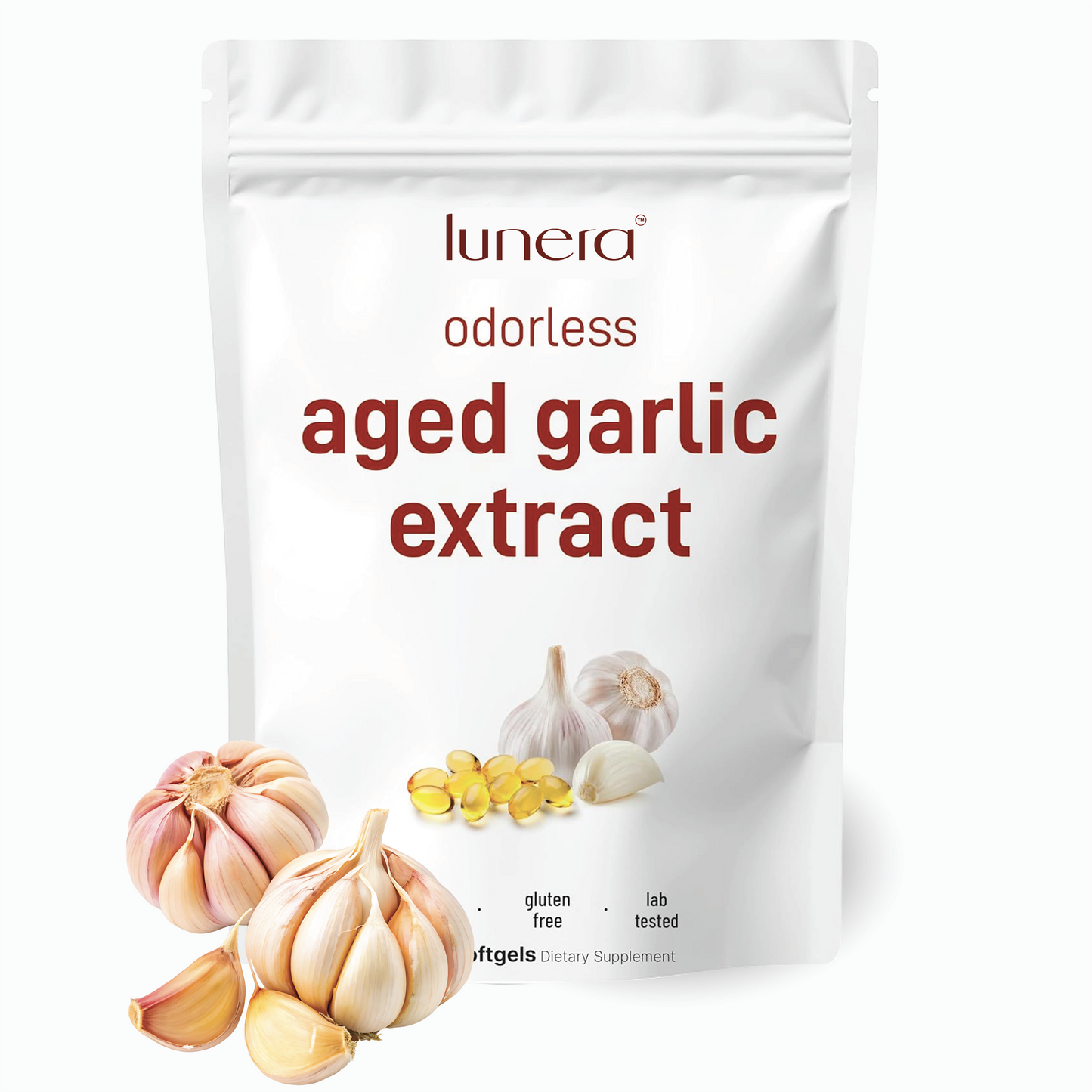 Lunera™ Aged Garlic 7500mg - Odorless Heart Support