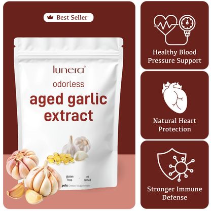 Lunera™ Aged Garlic 7500mg - Odorless Heart Support
