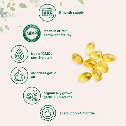 Lunera™ Aged Garlic 7500mg - Odorless Heart Support